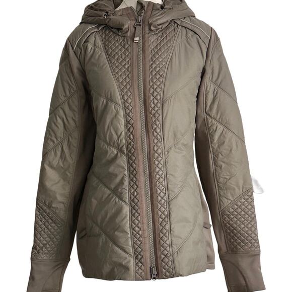 Athleta Rock Ridge Primaloft Quilted Puffer Pockets Women’s Coat Size XL - Picture 1 of 5